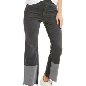 Rebecca Taylor La Vie Stright Leg Jeans Grey Patch Size 26